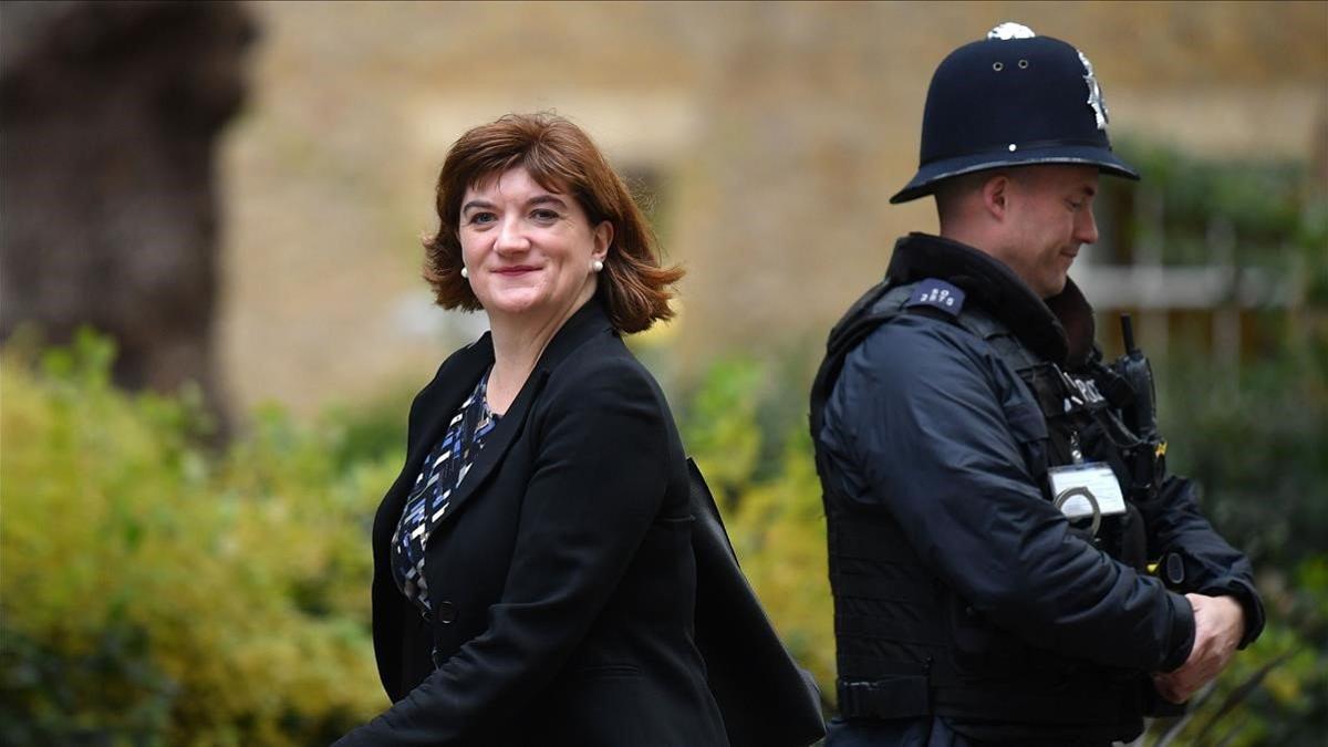 La ministra británica de Cultura, Nicky Morgan.