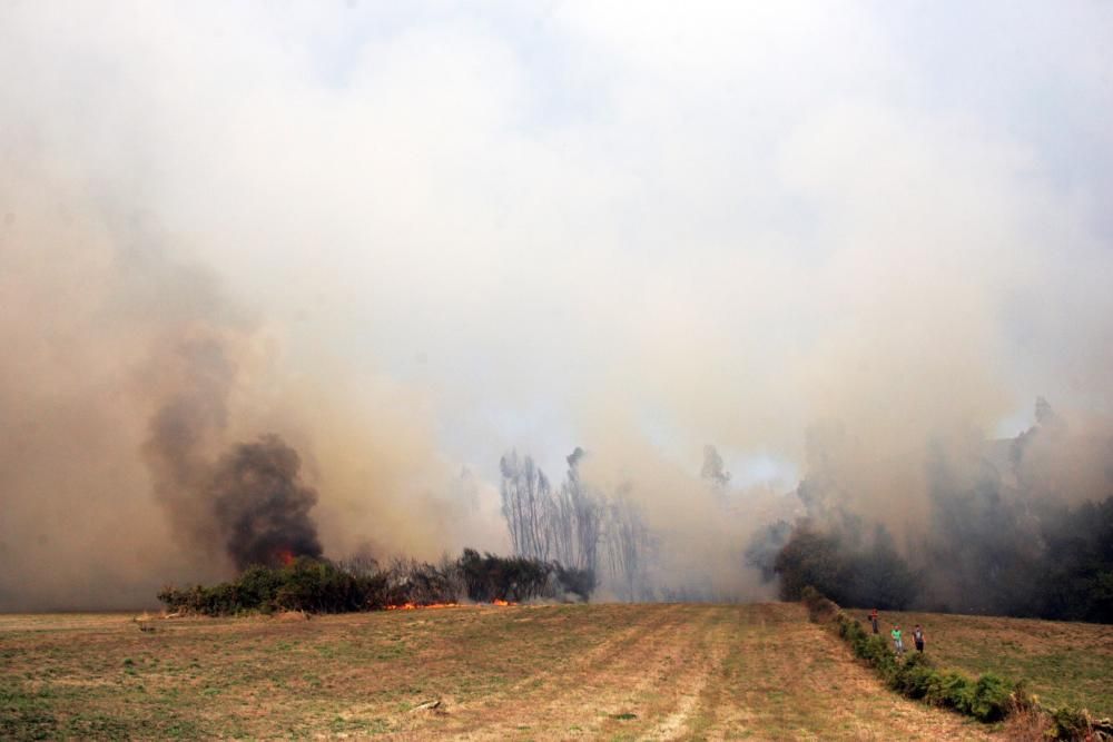 Incendio en Silleda