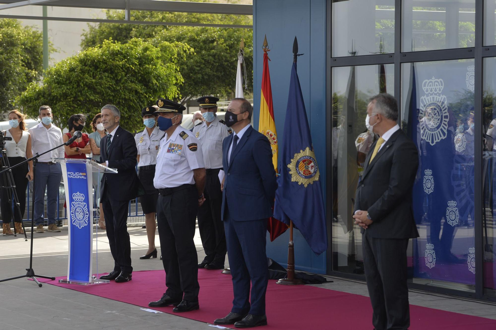 Inauguración de la comisaría de Distrito Centro de la Policía Nacional en Las Palmas