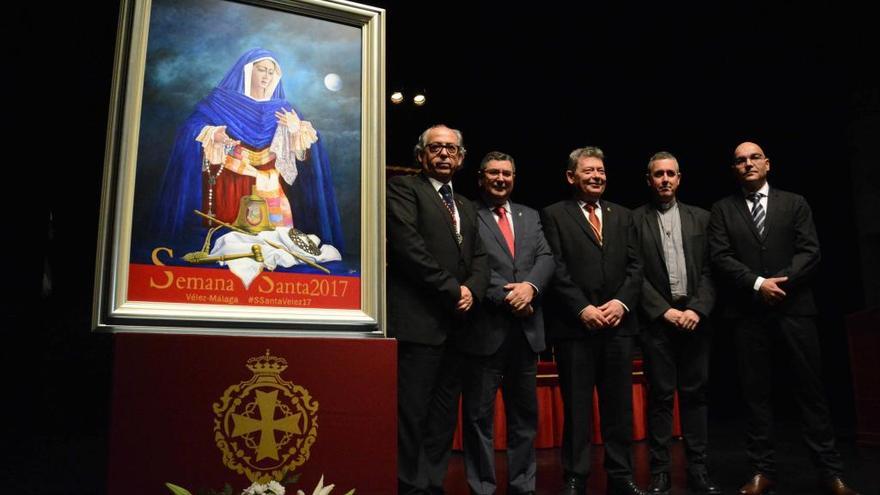 Presentación del cartel de la Semana Santa de Vélez Málaga 2017.