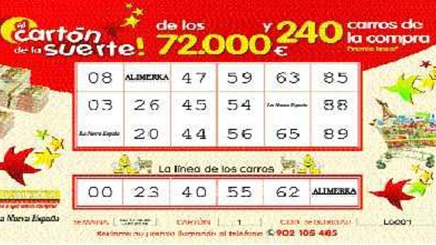 Seis carros de compra para Langreo,  El Entrego, Aller, Colunga, Boal y Oviedo