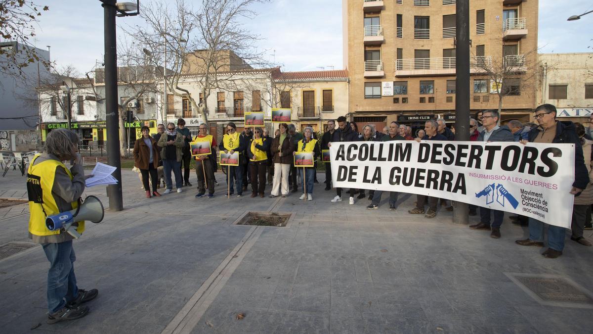 Protesta de Amnistía Internacional por la llegada de un buque con armamento al Port de Sagunt