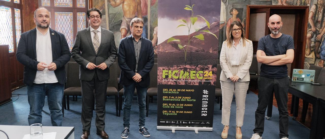 La presentación de este lunes en el Cabildo de Tenerife.