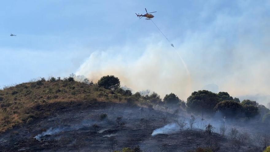 Declarat un incendi forestal a Collserola