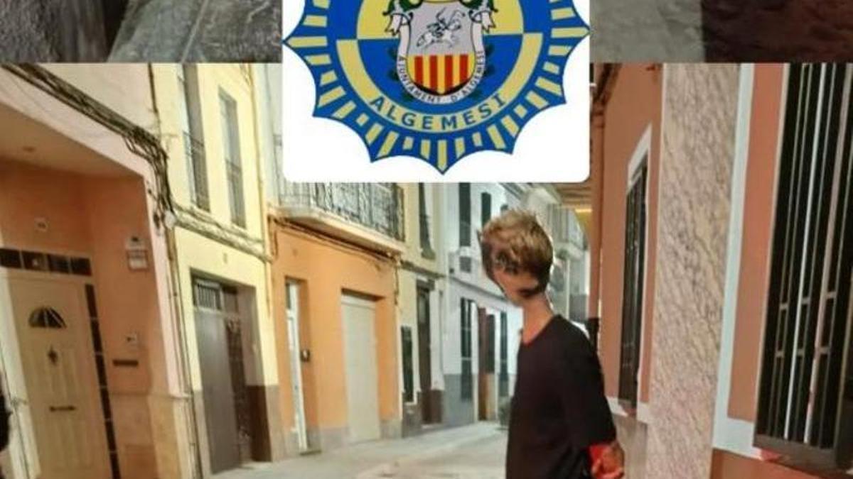 Uno de los individuos detenidos por la Policía Local de Algemesí.
