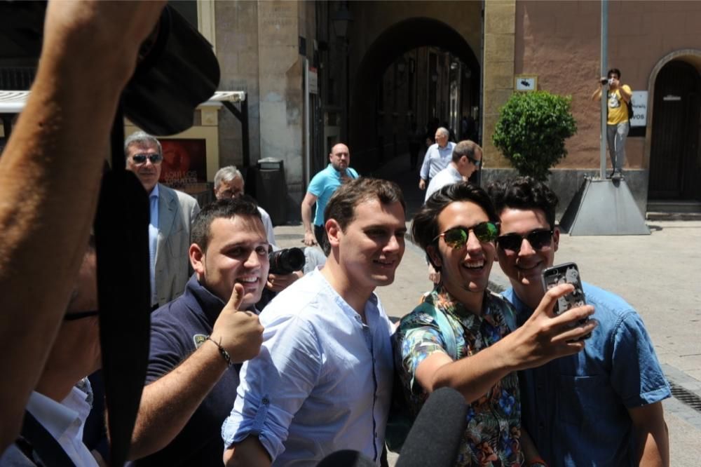 Albert Rivera visita Murcia y Los Alcázares