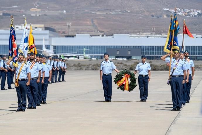 22-06-20   GENTE Y CULTURA. BASE AEREA DE GANDO. INGENIO TELDE.  Toma de  posesión Juan Pablo Sánchez de Lara como nuevo jefe del Mando Aéreo de Canarias Fotos: Juan Castro.  | 22/06/2020 | Fotógrafo: Juan Carlos Castro