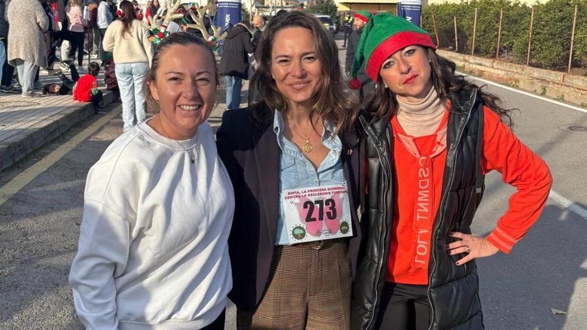 La concejala Hurtado en el grupo Benadresa en la mañana de este lunes.