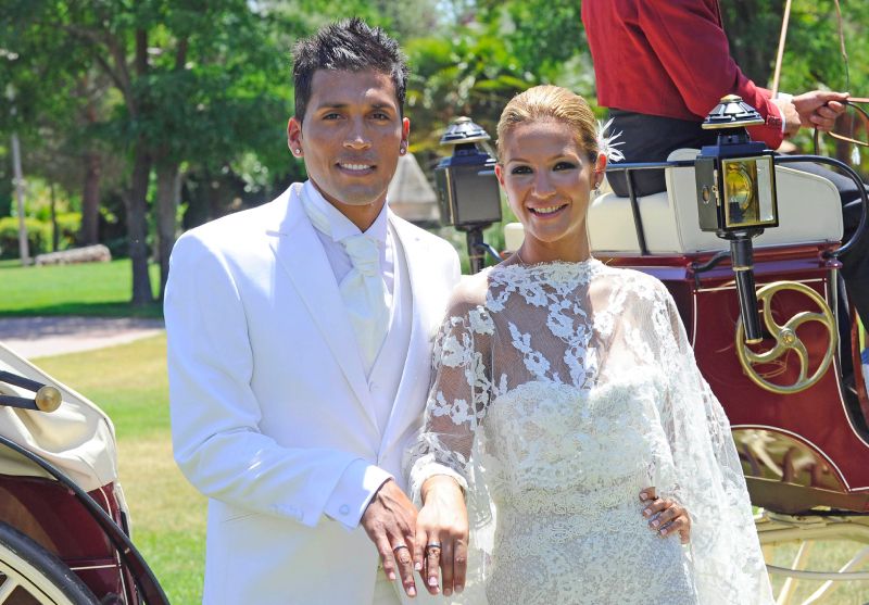 Tamara Gorro se casó con Ezequiel Garay en junio de 2012