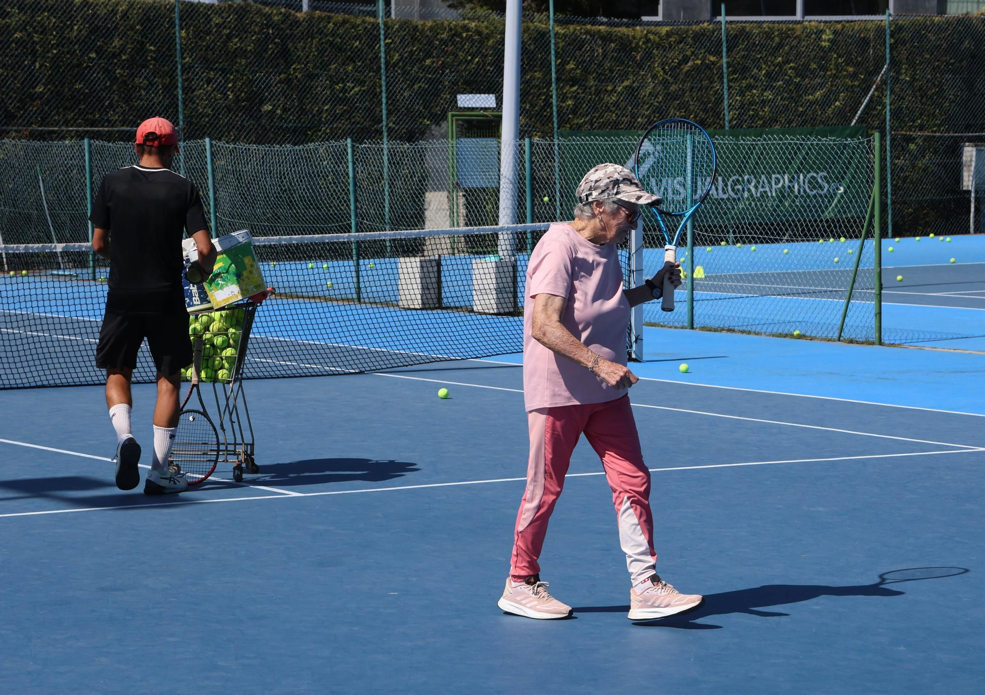 El ‘match ball’ de Esther a sus 90 años: “Estoy como una rosa”