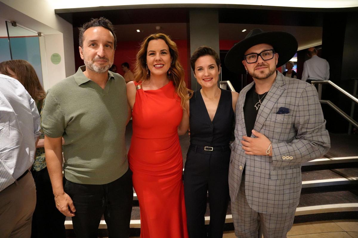 Ricardo Cabezas, Esther Merino, Raquel del Puerto y Francisco Escudero, 'El Perrete'.