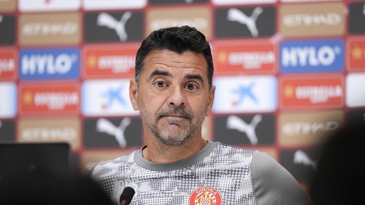 Rueda de prensa de Míchel
