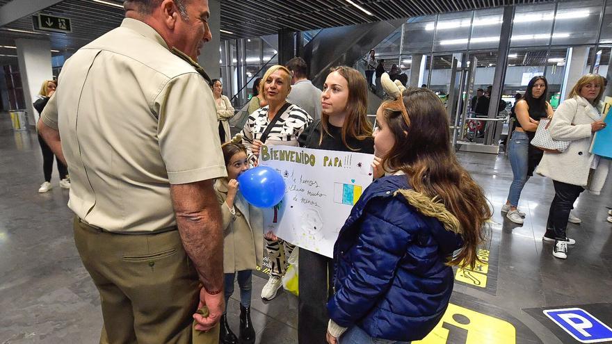 Regreso a Gran Canaria del  Contingente de la Operación Apoyo Estonia III
