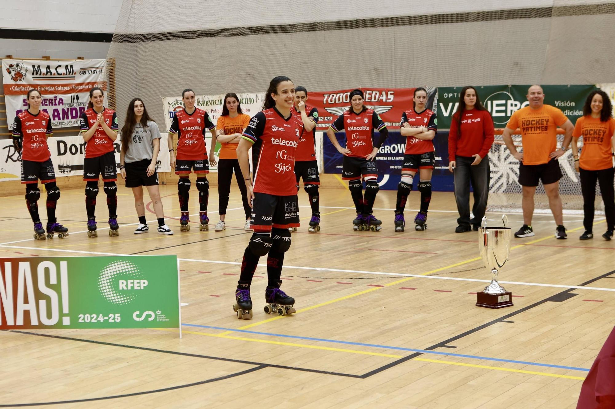Triunfo, aplausos y lágrimas en el final liguero del Telecable (en imágenes)