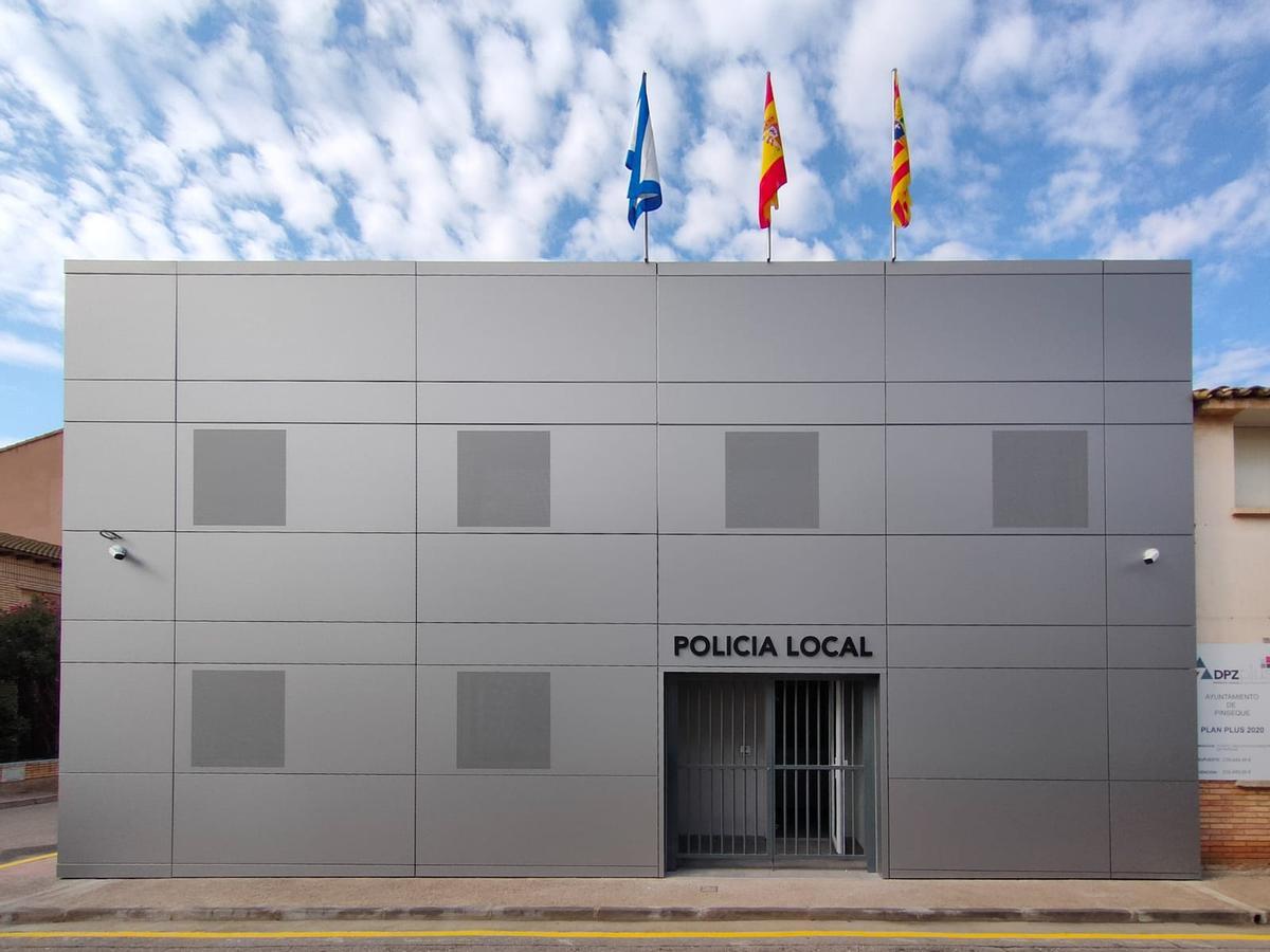 Nuevo cuartel policial de Pinseque, construido siguiendo los estándares Passivhaus.