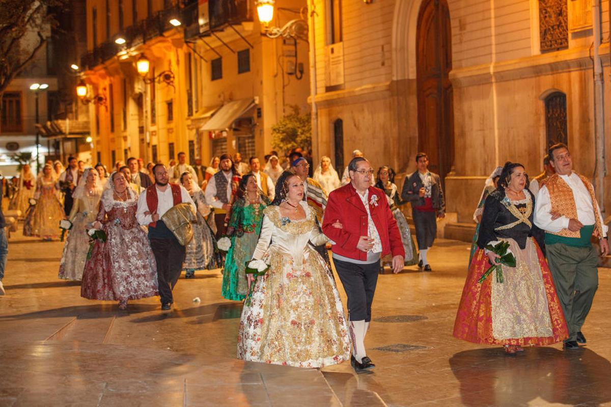 Las fallas de Mislata, en la Ofrenda de València