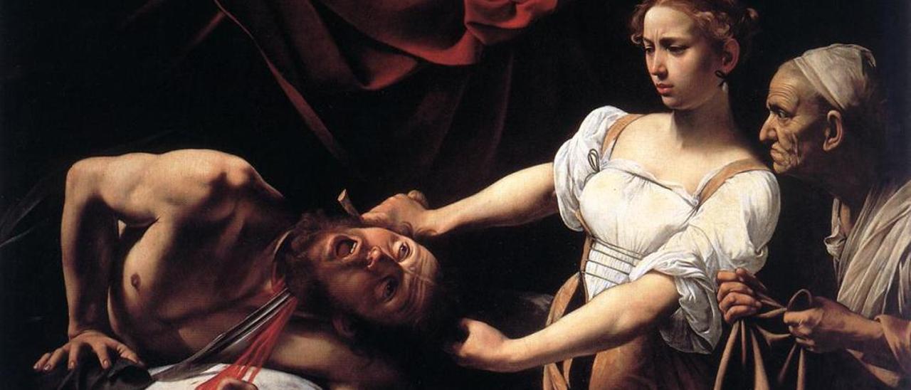 &quot;Judit, decapitando a Holofernes&quot;, una obra de Caravaggio.