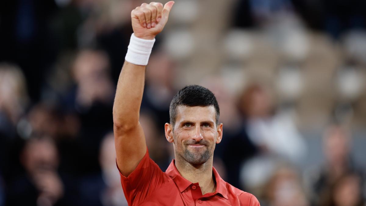 Novak Djokovic, en París
