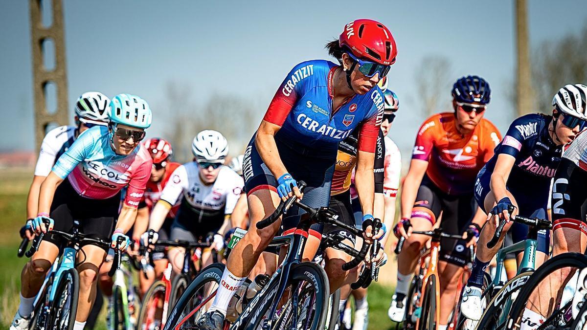 Sandra Alonso, durante una carrera