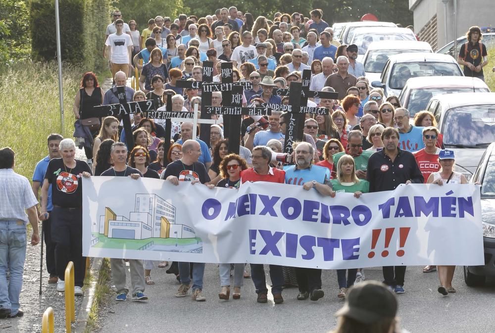 Manifestación por Un Meixoeiro "con futuro"