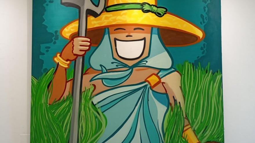 Una de las obras de la muestra. | AE