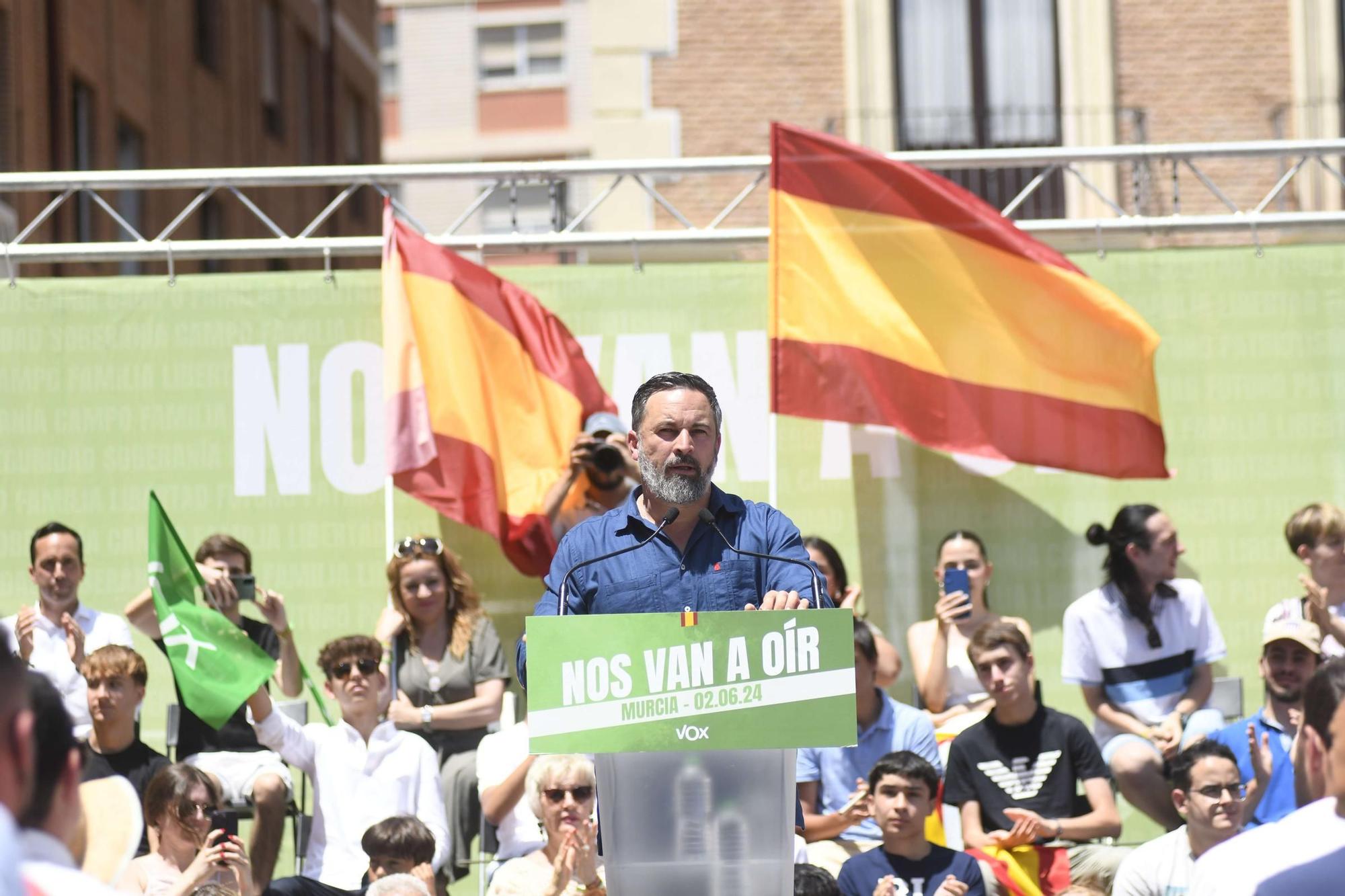 Acto de Santiago Abascal y Jorge Buxadé en Murcia