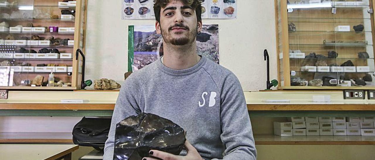 El alumno de Alicante elegido segundo mejor de España en Geología. | PILAR CORTÉS