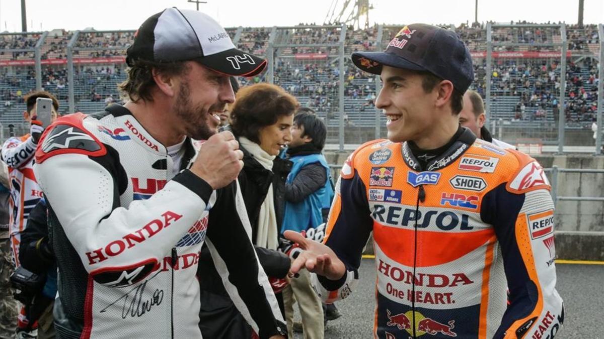 Alonso y Márquez, en Motegi