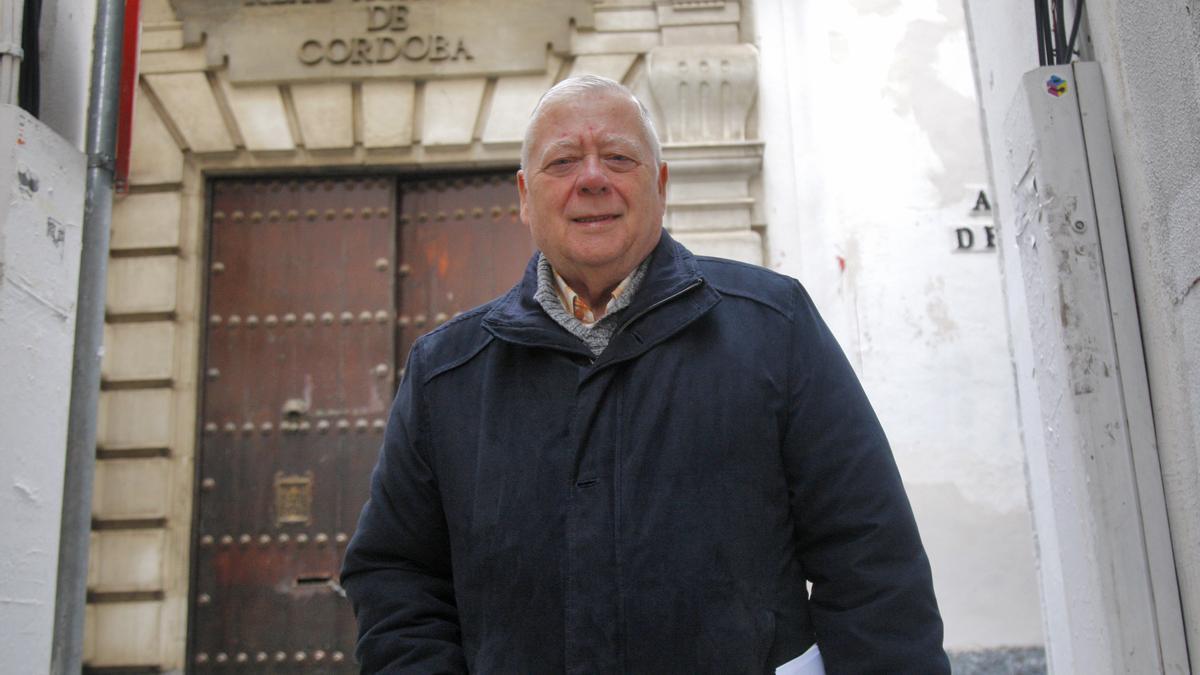 José Cosano, director de la Real Academia de Córdoba.