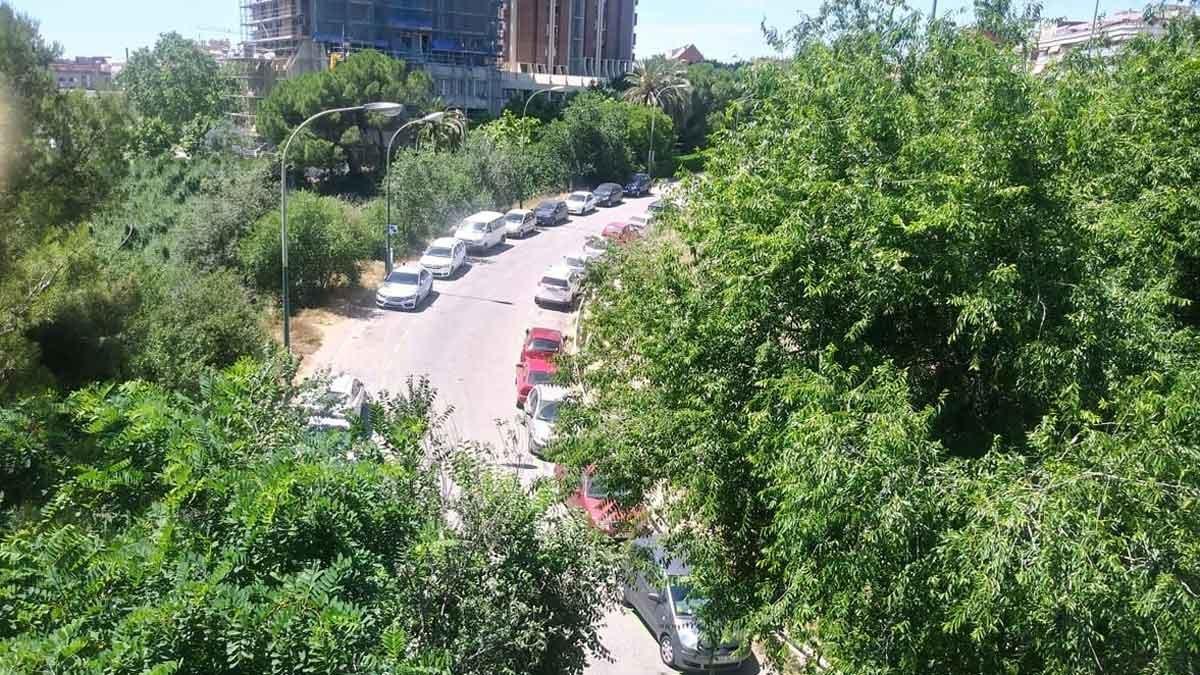 Espacio de conexión entre las dos áreas urbanizadas del Parc dels Torrents