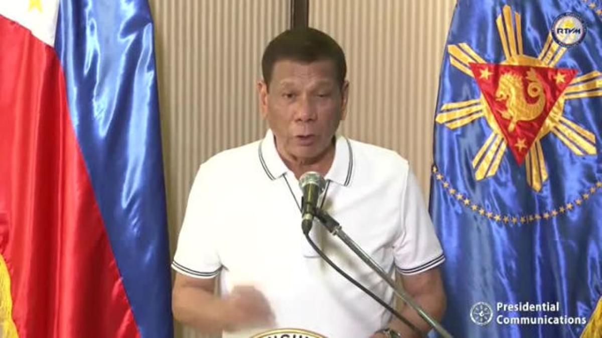 El presidente de Filipinas ordena ejecutar a las personas que se salten la cuarentena