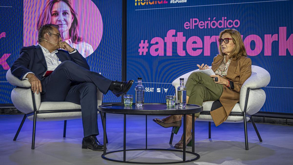 Afterwork con Elena Foguet, directora de Negocio de La Roca Village, y Albert Sáez, director de El Periódico.