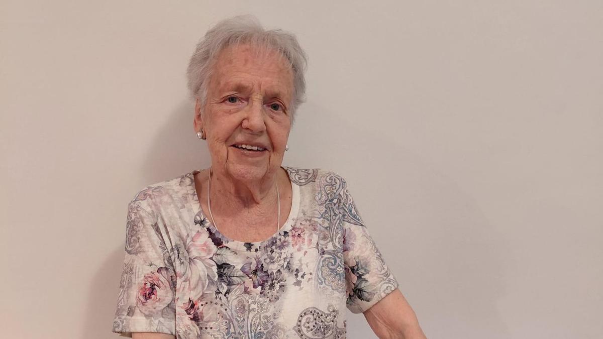 Claustre Ribera, manresana de 91 anys: "De petita, no teníem nevera ni aire condicionat. Hi estic acostumada"