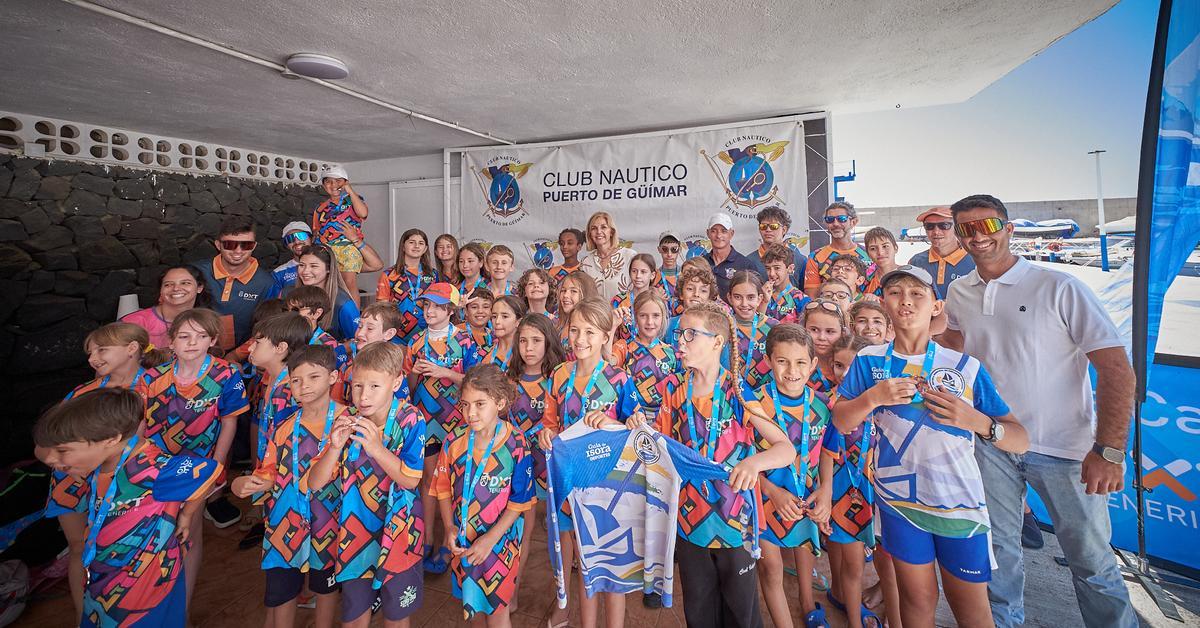 Momento de la clausura de uno de los deportes naúticos de los