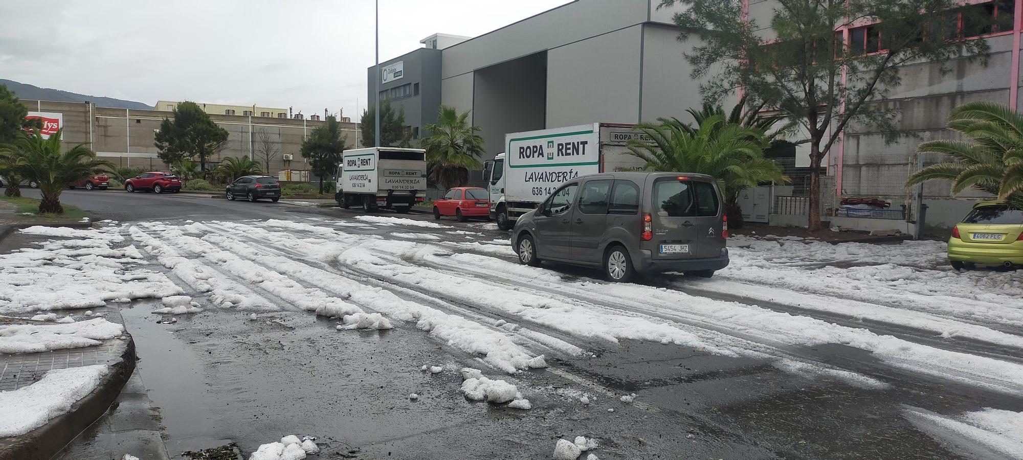 Granizada en Candelaria