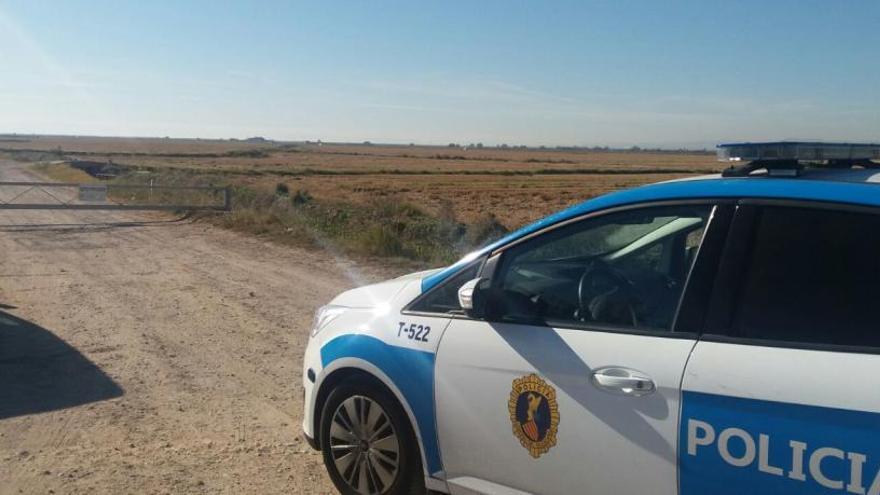 La policía vigila l´Albufera para evitar más quemas de paja