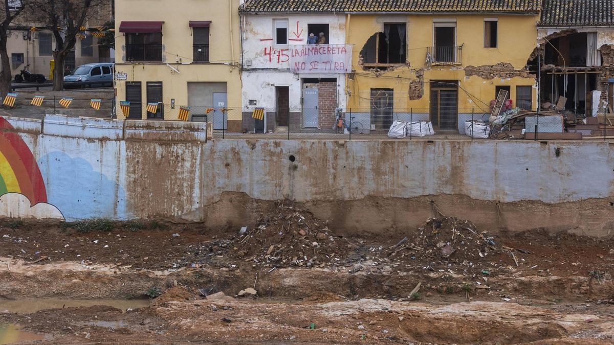 La calle Almassereta de Picanya fue una de las más afectadas por la dana