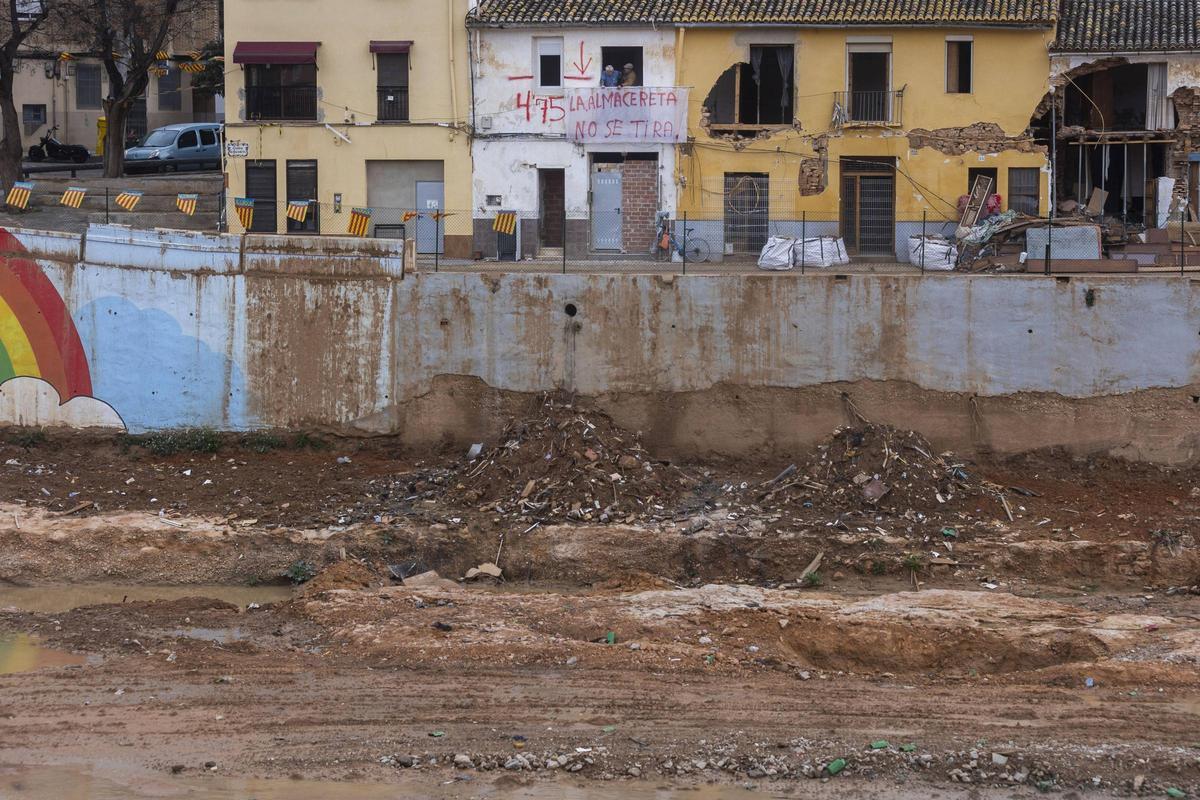 La calle Almassereta de Picanya fue una de las más afectadas por la dana