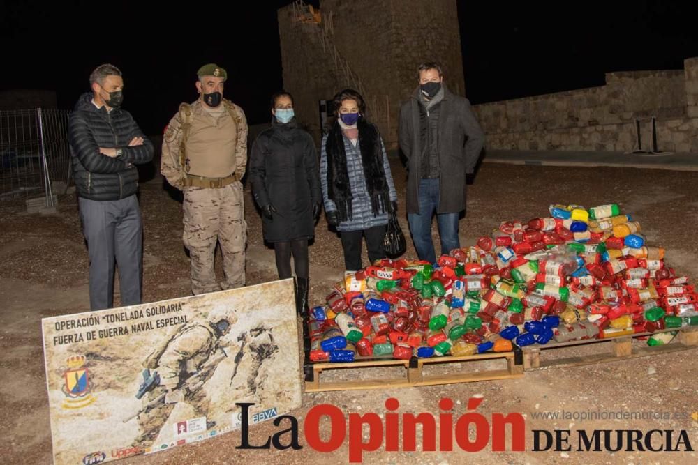 La Fuerza Naval transporta cerca de nueve tonelada