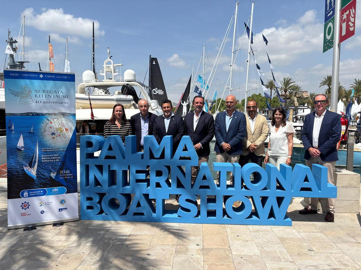 La presentación de la Regata Rei en Jaume ha tenido lugar en el recinto del Palma International Boat Show
