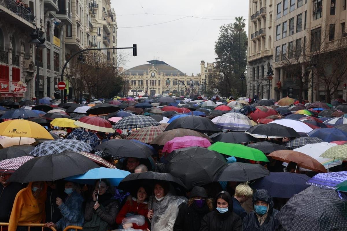 El tiempo en València anuncia lluvias para el sábado 1 de marzo, día de la primera mascletà.