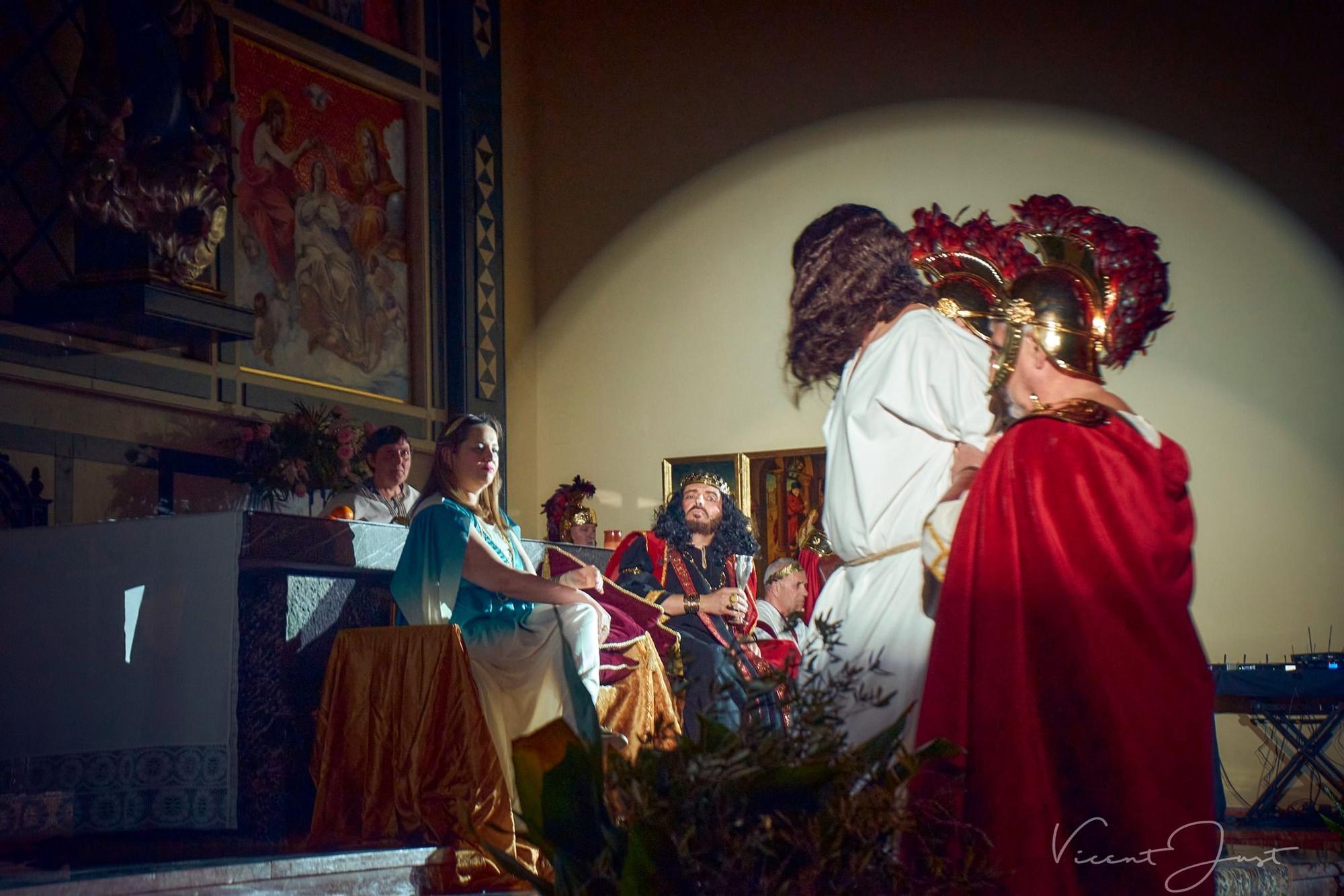 El jucio a Jesús en la iglesia de Sant Josep de Gandia