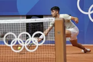 Tenis en los Juegos Olímpicos: Carlos Alcaraz - Hady Habib, en directo