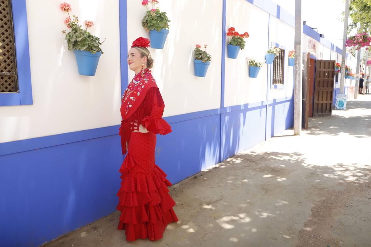 Rosa Miranda Anguita, vestida por Rosario Román