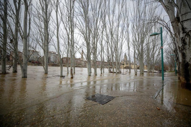 La crecida del Ebro