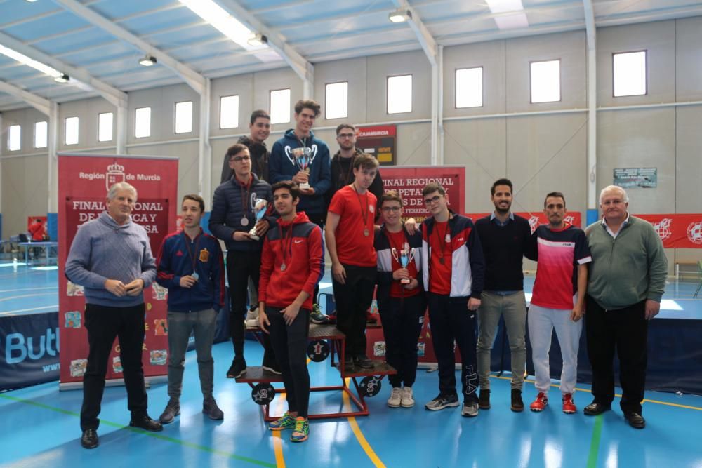 Final de tenis de mesa de Deporte en Edad Escolar