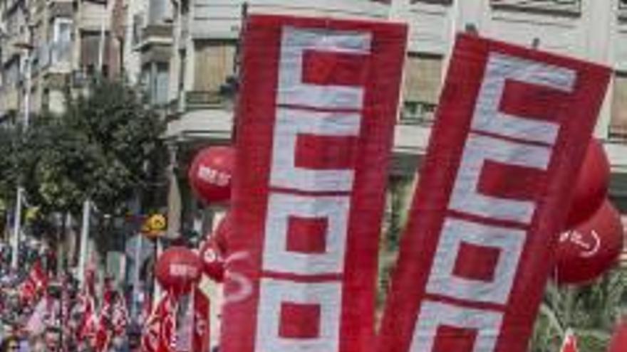 Una manifestación de CC OO.