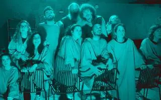 La nueva obra del grupo de teatro Maricastaña consigue el premio del público en su estreno en Covilha, Portugal