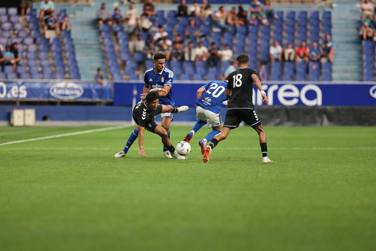 Así fue el partido entre el Real Oviedo y Le Havre