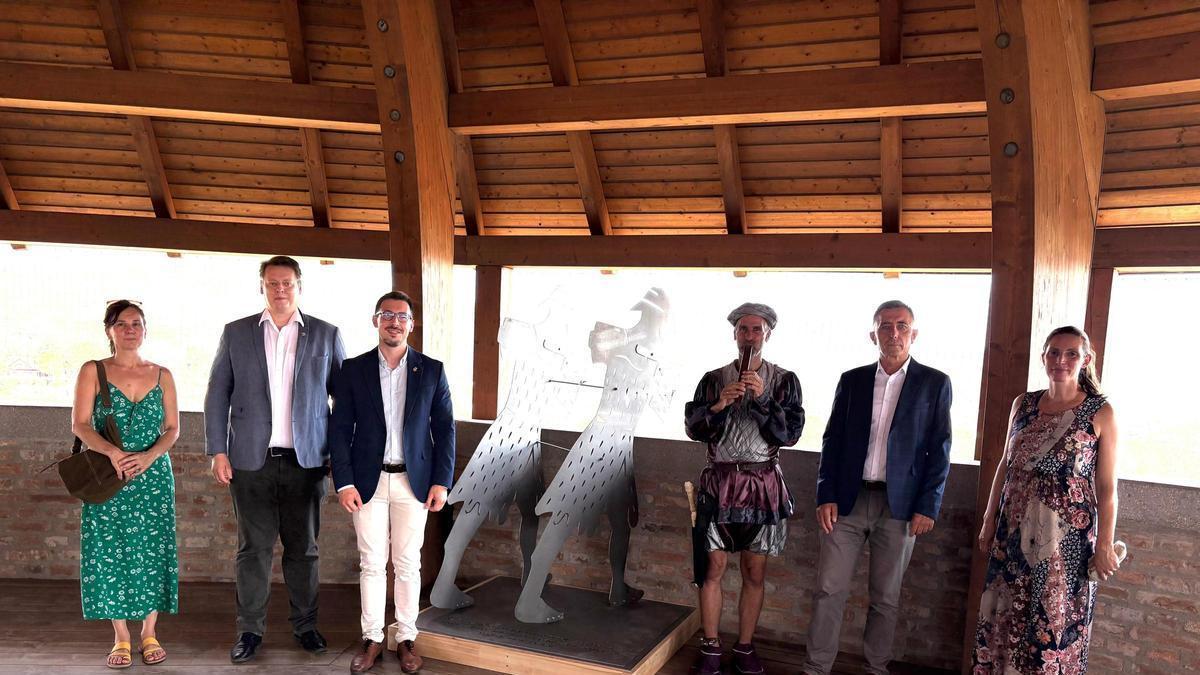 Durante la jornada se ha proyectado un vídeo con subtítulos en húngaro sobre la importancia de Na Violant d’Hongria para Castelló